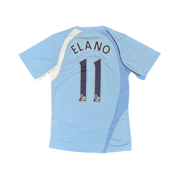 2008-09 Manchester City Home Shirt ELANO #11 - 7/10 - (S)