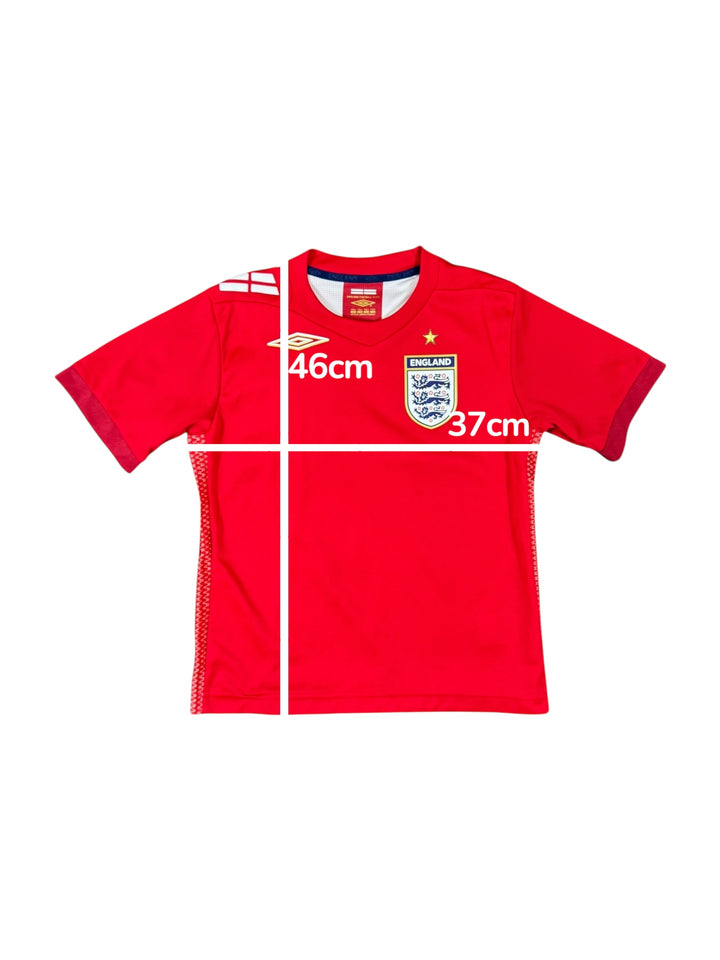 2006/08 England Umbro Away Shirt - 9/10 - (4-5 Years)