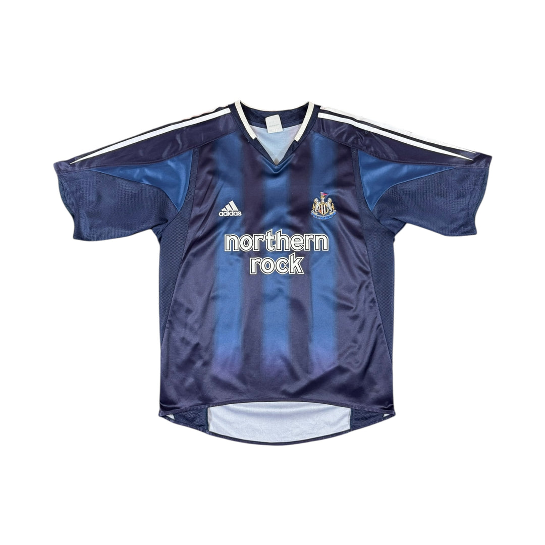 2004-05 Newcastle Adidas Away Shirt #15 FAYE - 9/10 - (M)