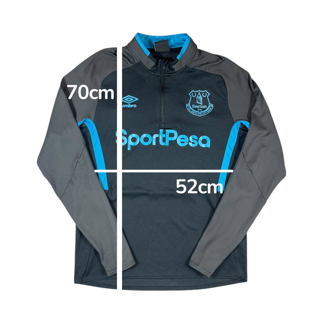 2017-18 Everton 1/4 Zip Training Shirt - 8/10 - (M)