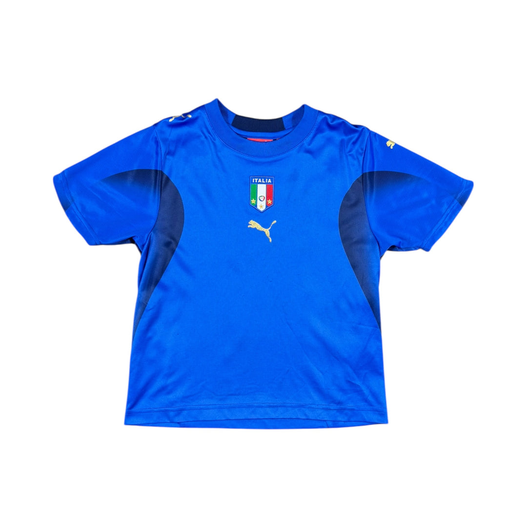 2006 Italy Puma Home Shirt #10 TOTTI - 8/10 - (10-11 Years)