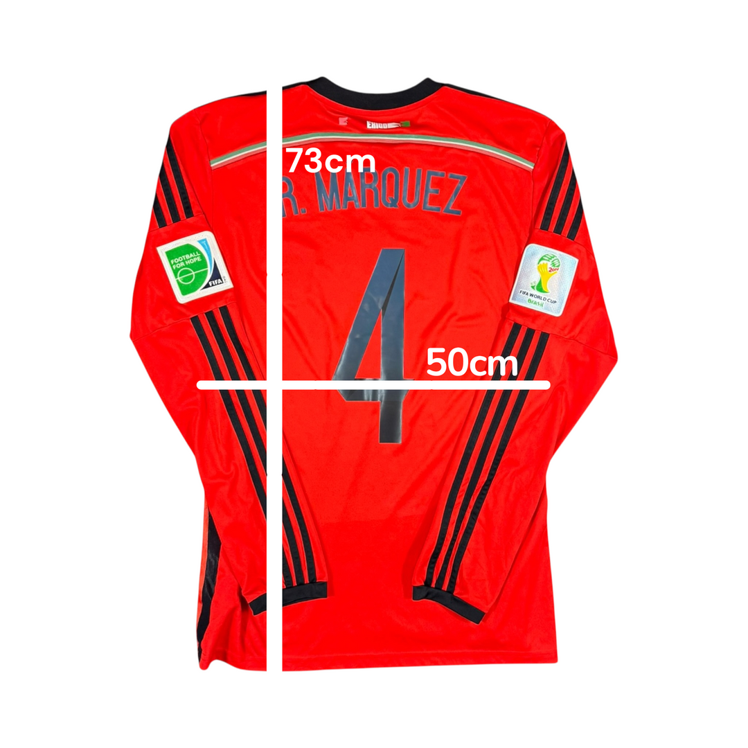 2014-15 Mexico Adidas L/S Away Shirt #4 R. MARQUEZ - 7/10 - (M)