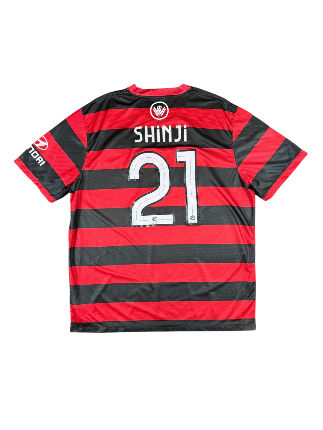 2014/15 Western Sydney Wanderers Nike Football Shirt #21 Shinji - 8/10 - (2XL)