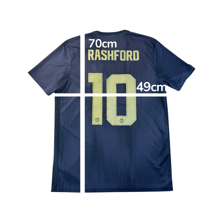 2018-19 Manchester United Adidas Third Shirt #10 RASHFORD - 8/10 - (L)