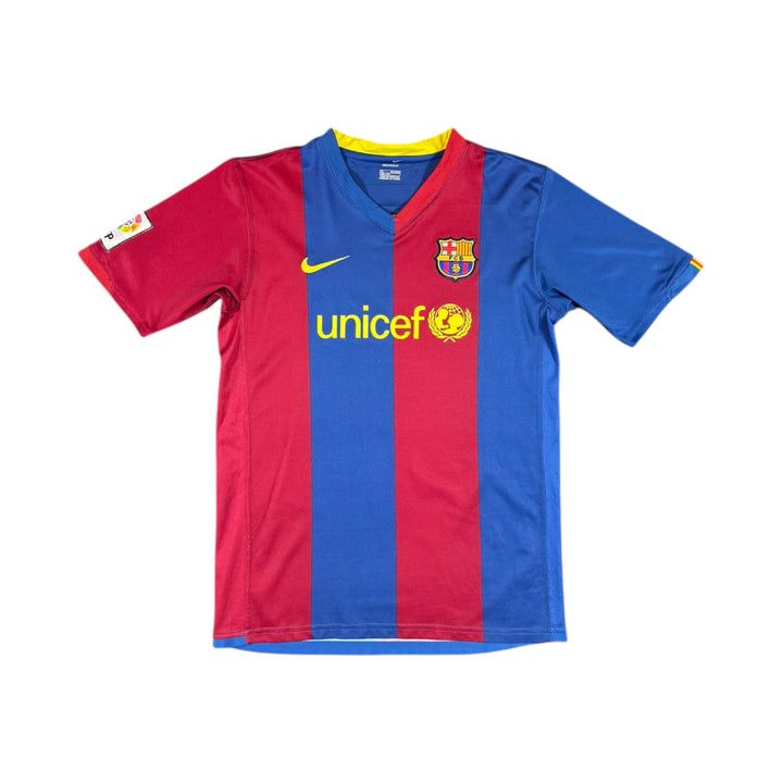 2006-07 Barcelona Nike Home Shirt #19 MESSI - 9/10 - (15-16 Years)