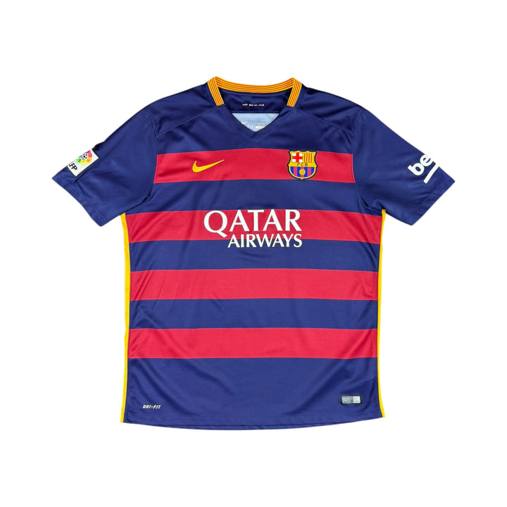 2015-16 Barcelona Nike Home Shirt - 9/10 - (XL)