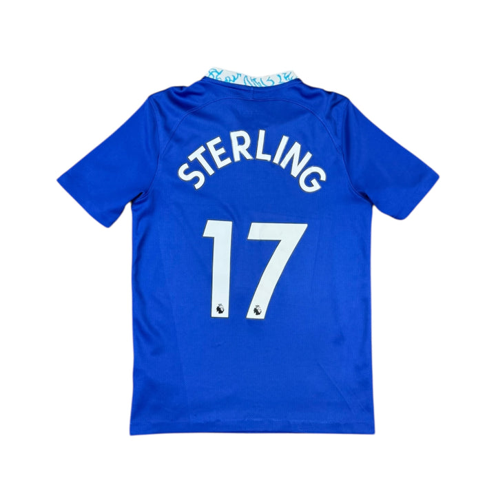 2022-23 Chelsea Nike Home Shirt #17 STERLING - 9/10 - (11-12 Years)