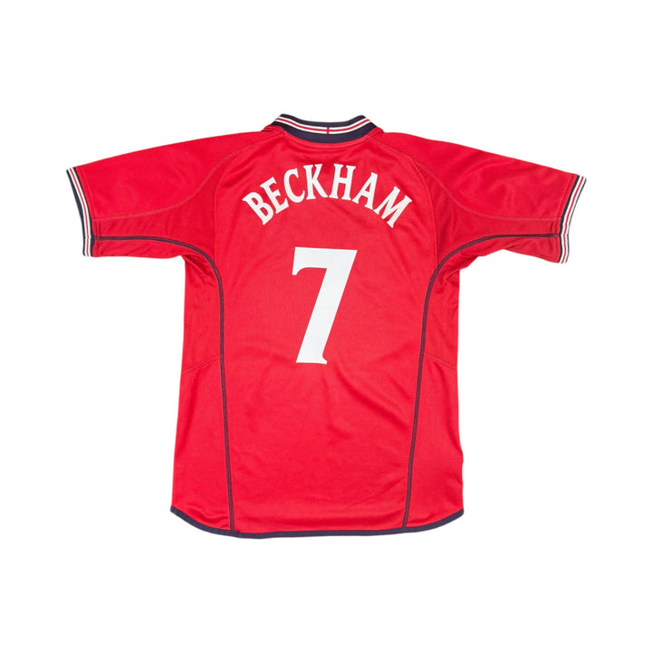 2002-04 England Away Shirt Reversible BECKHAM #7 - 9/10 - (15-16 Years)
