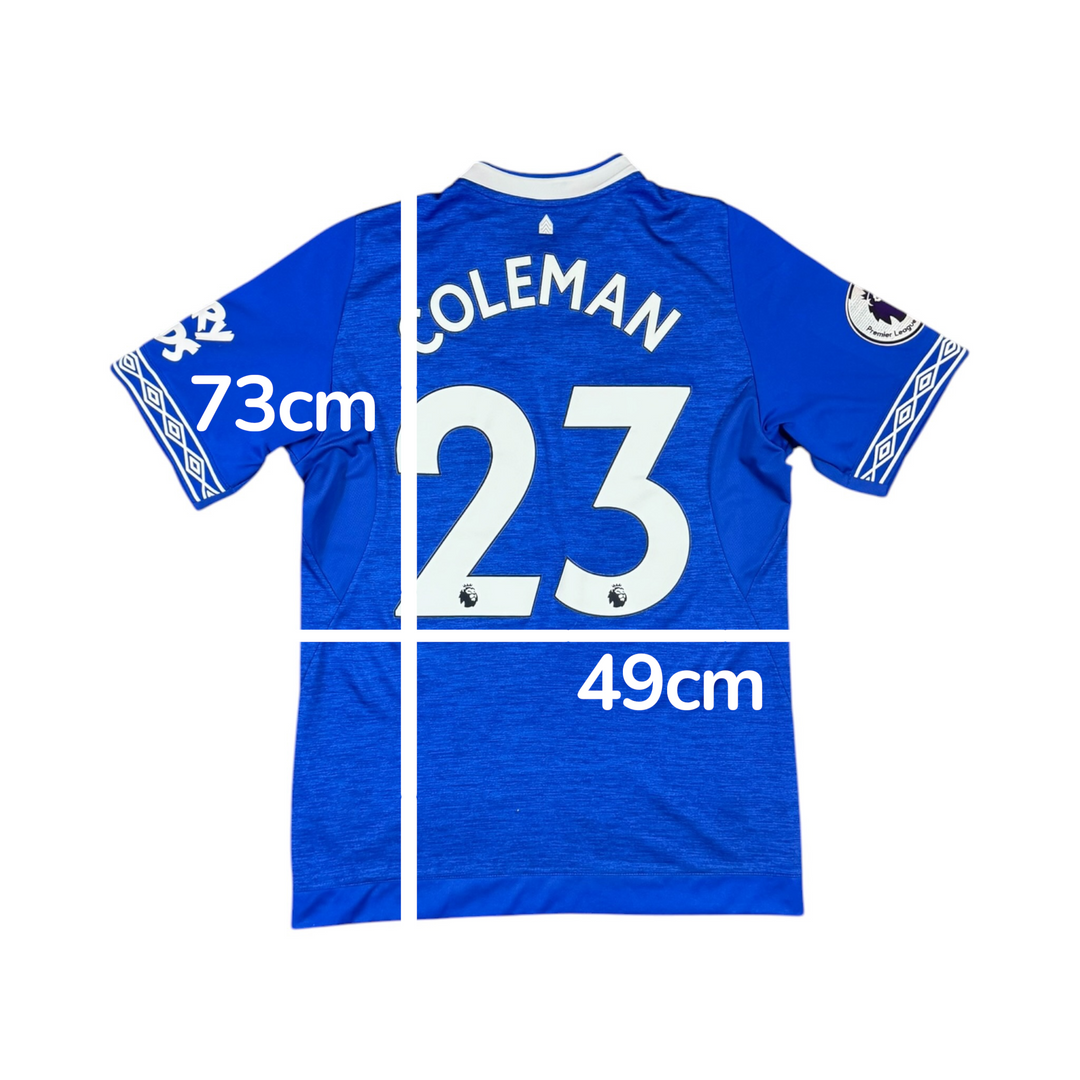 2018-19 Everton Home Shirt COLEMAN #23 - 9/10 - (M)