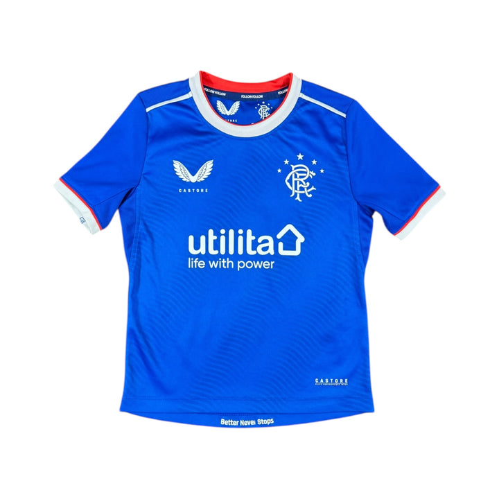 2022-23 Rangers Home Shirt - 9/10 - (2-3 Years)