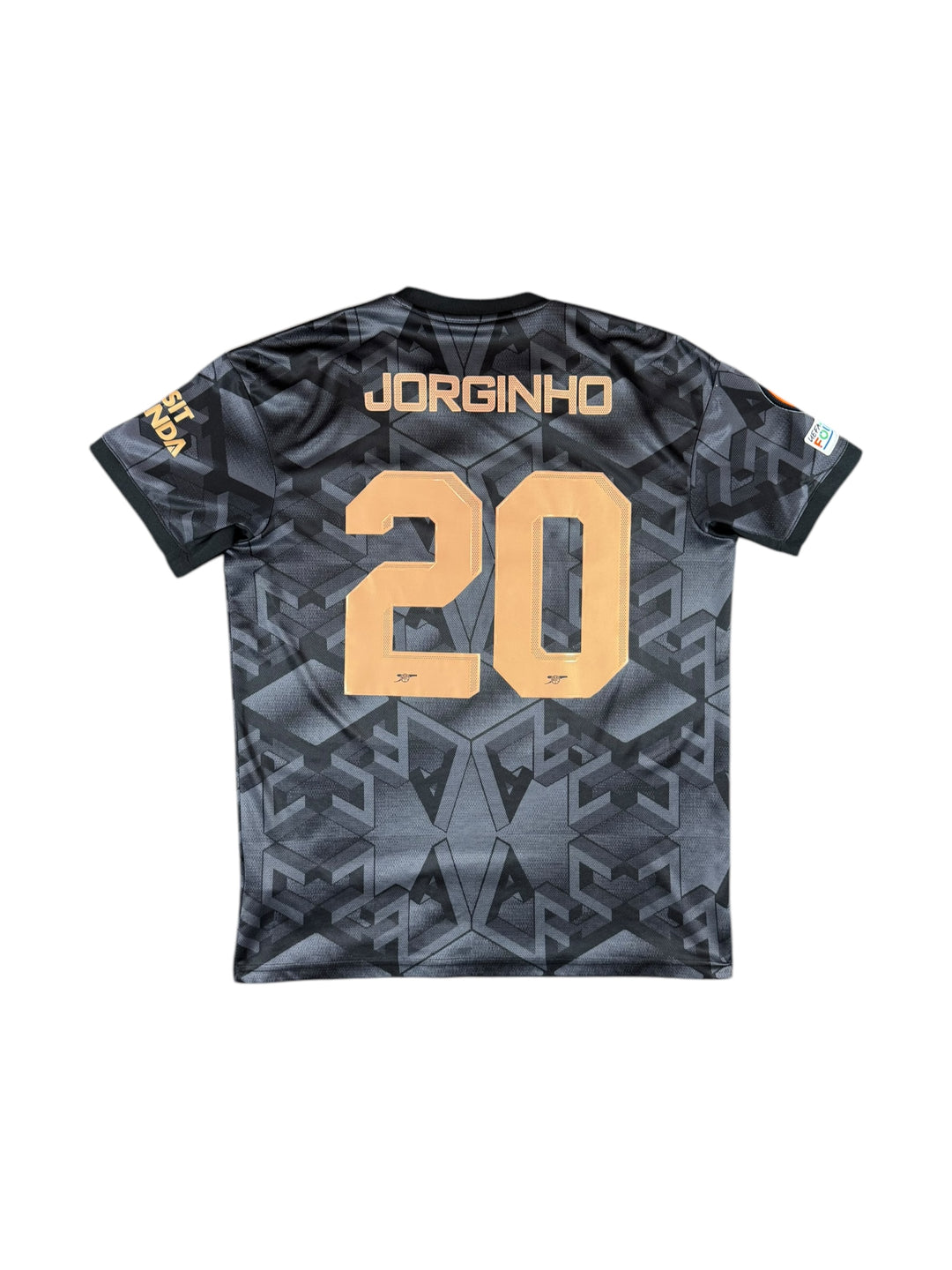 2022/23 Arsenal Adidas Football Shirt Europa League #20 Jorginho - 9/10 - (L)