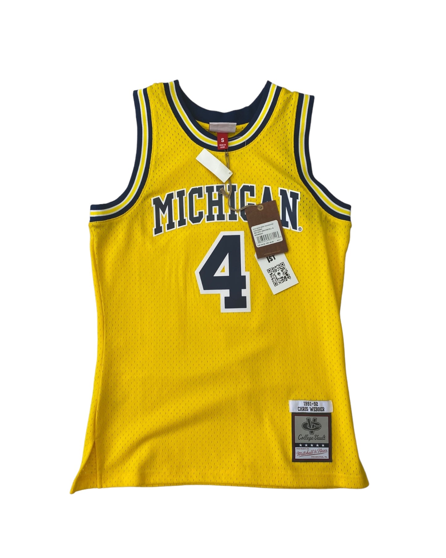 Mitchell &Ness Michigan Webber NBA Jersey New Men’s S