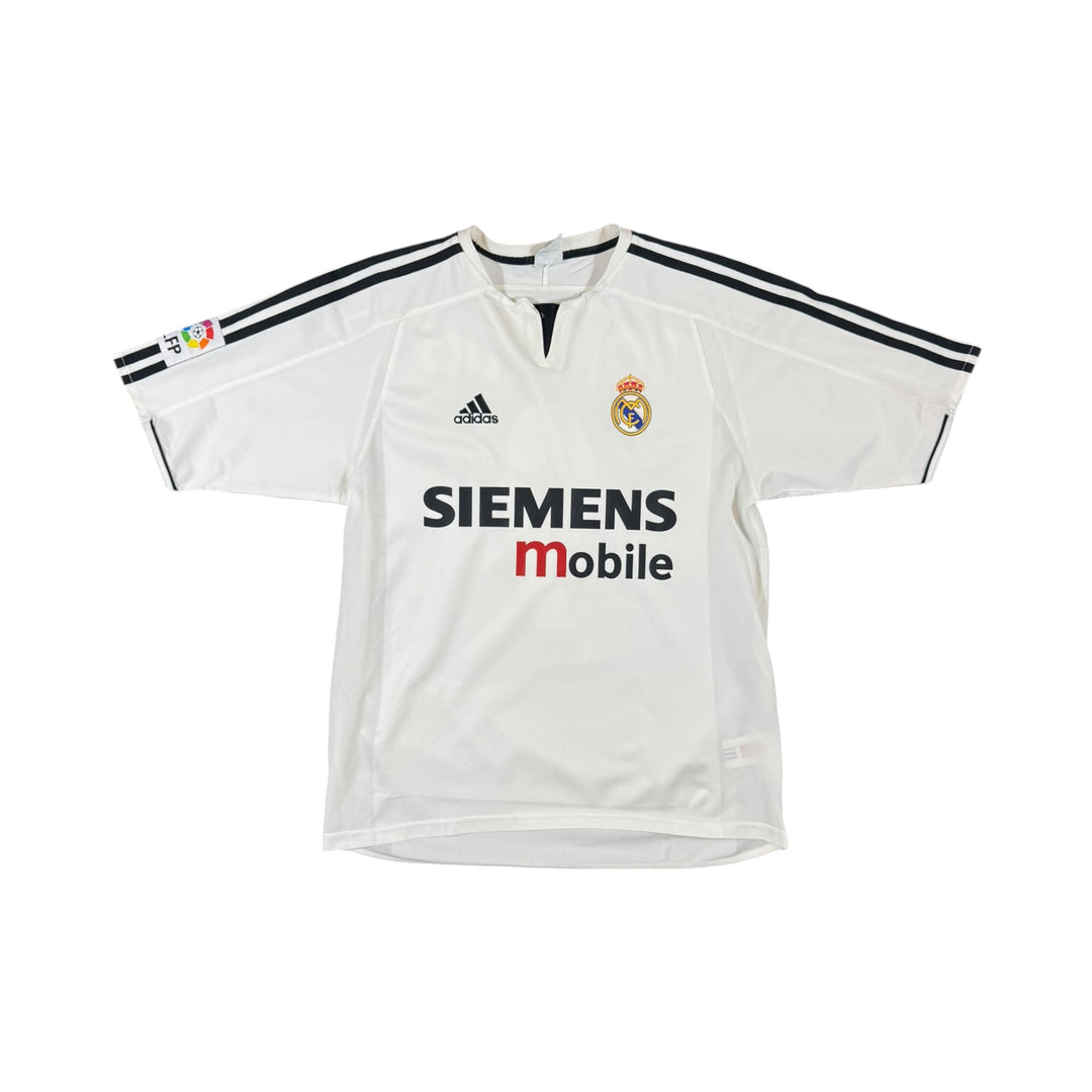 2003-04 Real Madrid Adidas Home Shirt RONALDO #9 - 9/10 - (M)
