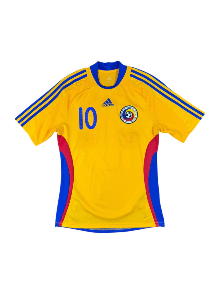2008/10 Romania Adidas Home Football Shirt #10 MUTU - 9/10 - (M)