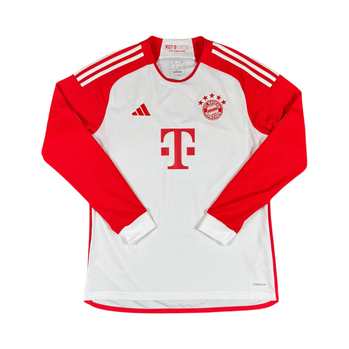 2023-24 Bayern Munich Adidas Home Shirt Longsleeve - 9/10 - (L)