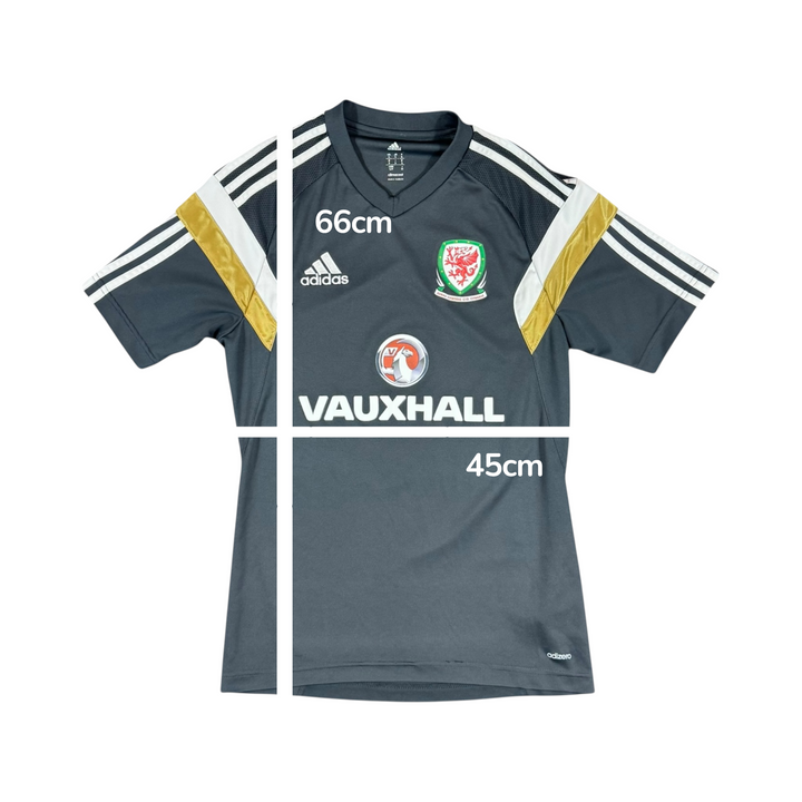 2013-14 Wales Adidas Training Shirt - 8/10 - (S)