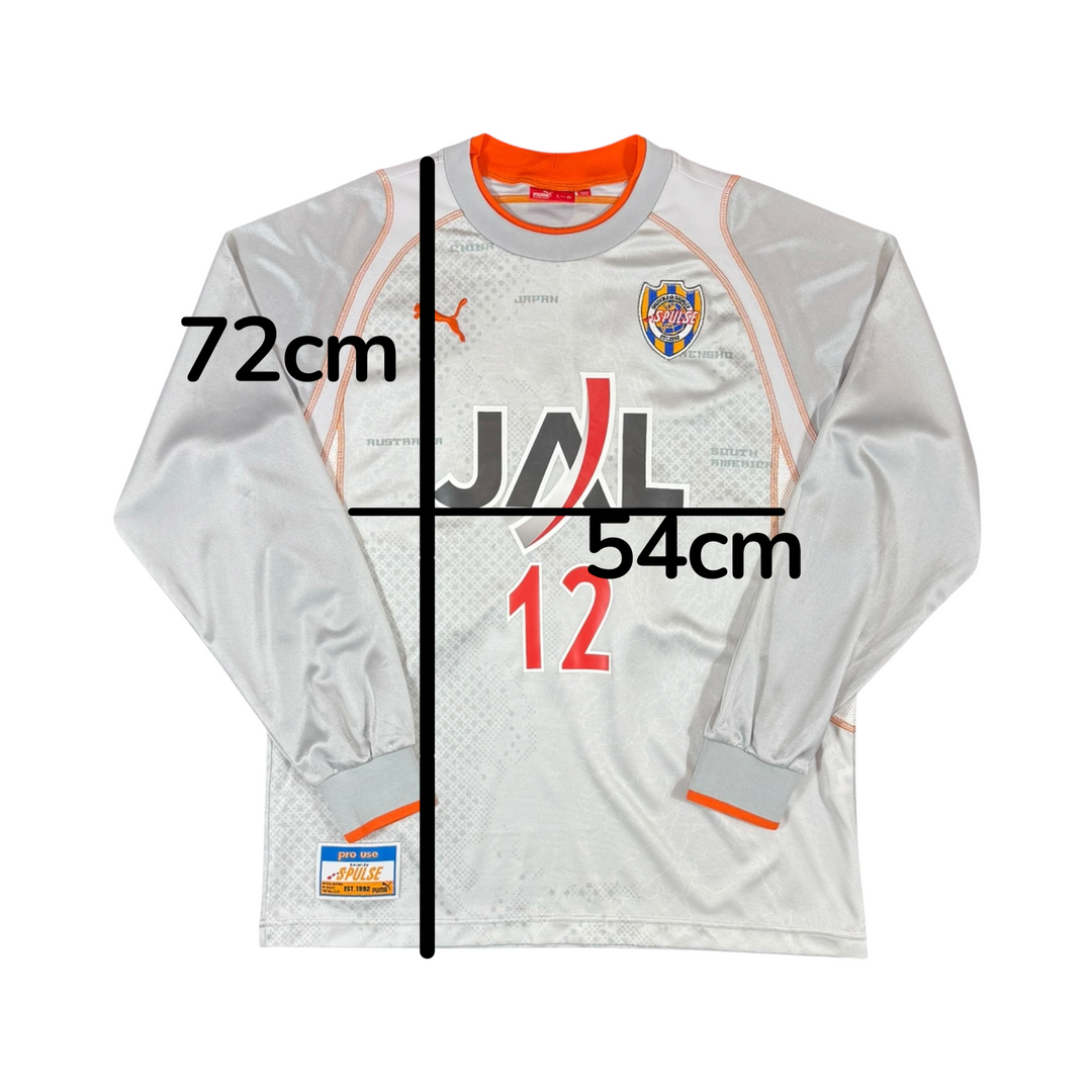 2005-06 Shimizu S-Pulse Puma Away L/S Shirt #12 - 8/10 - (L)