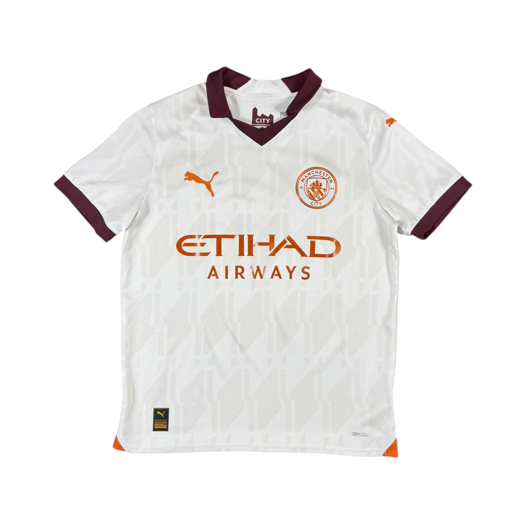 2023-24 Manchester City Away Shirt FODEN #47 - 8/10 - (13-14 Years)