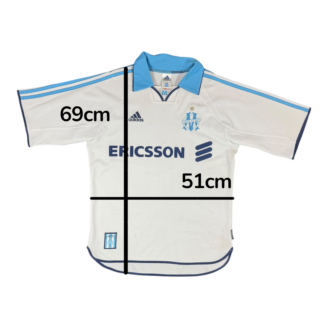 1999-00 Olympique Marseille Home Shirt - 7/10 - (S)