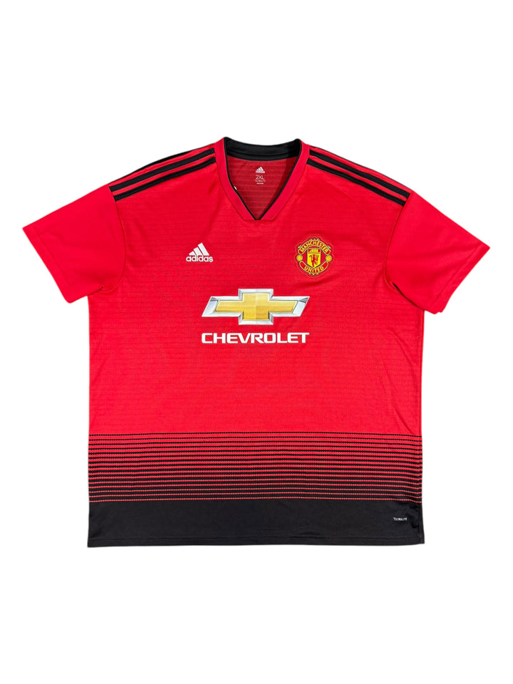 2018/19 Manchester United Adidas Home Football Shirt - 9/10 - (2XL)