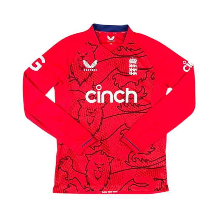 2022 England Cricket Castore Long Sleeve Shirt - 9/10 - (M)