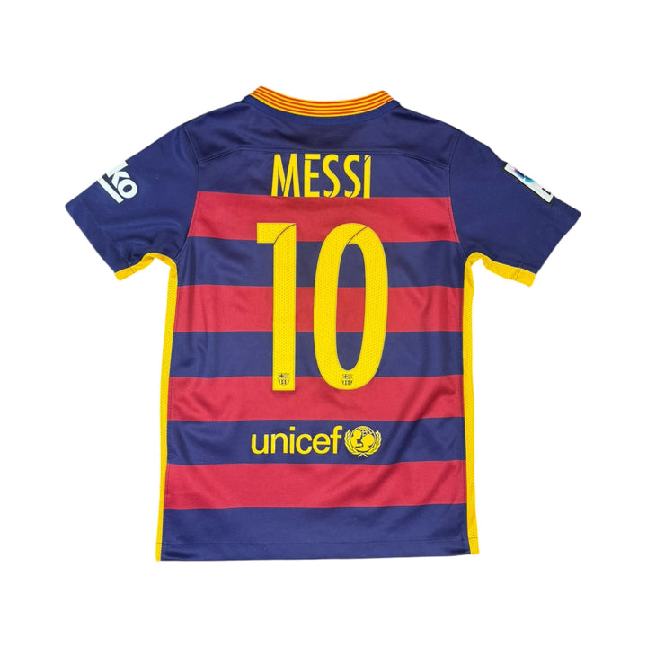 2015-16 Barcelona Home Shirt MESSI #10 - 8/10 - (9-10 Years)