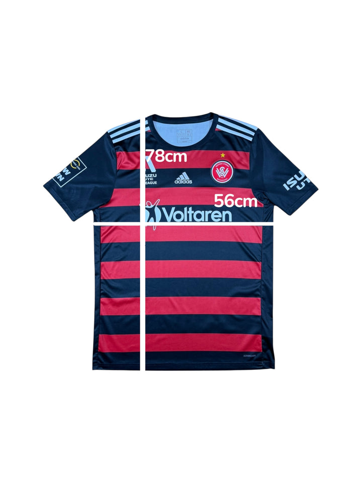 2024/25 Western Sydney Wanderers Adidas Home Shirt - 9/10 - (L)
