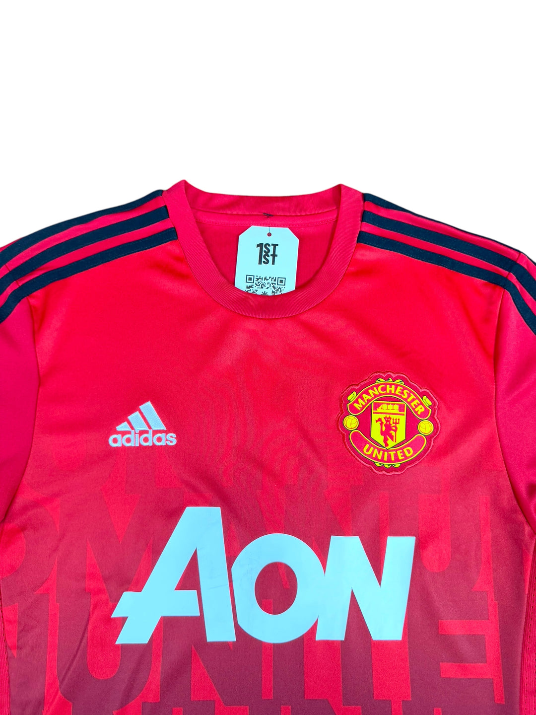 2015/16 Manchester United Adidas Football Training Shirt - 8/10 - (M)