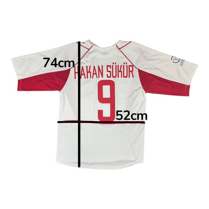 2003-04 Turkey Away Shirt HAKAN SUKUR #9 - 8/10 - (XL)