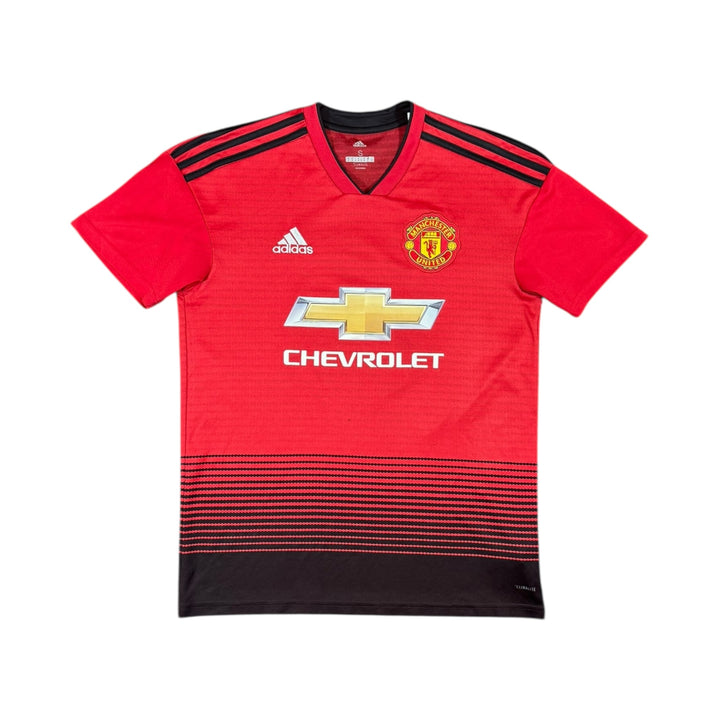 2018-19 Manchester United Adidas Home Shirt #6 POGBA - 8/10 - (S)