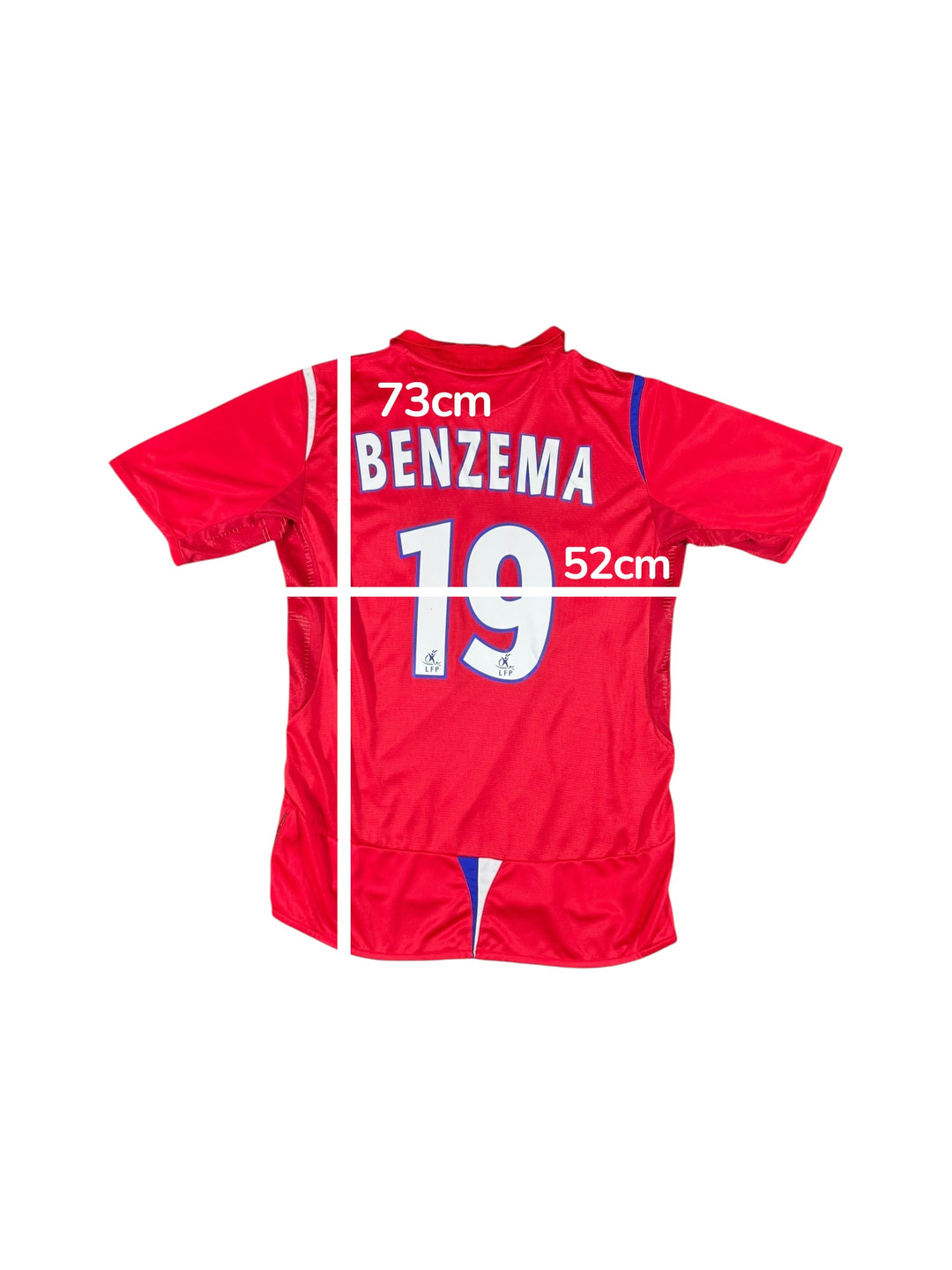 2006-07 Olympique Lyonnaise Umbro Away Shirt #19 BENZEMA - 9/10 - (M)