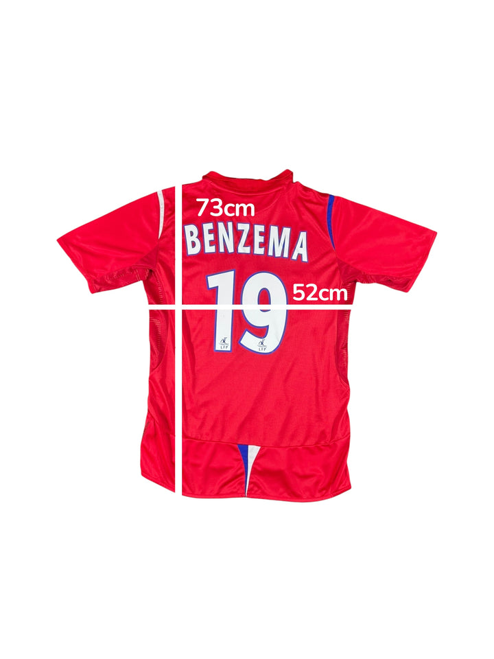 2006-07 Olympique Lyonnaise Umbro Away Shirt #19 BENZEMA - 9/10 - (M)