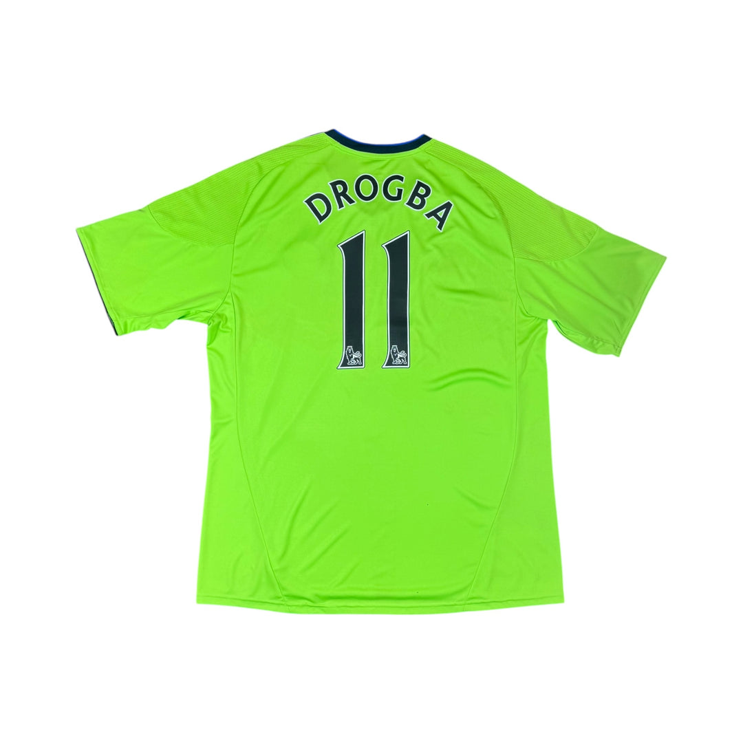 2010-11 Chelsea Adidas Third Shirt DROGBA #11 - 8/10 - (2XL)