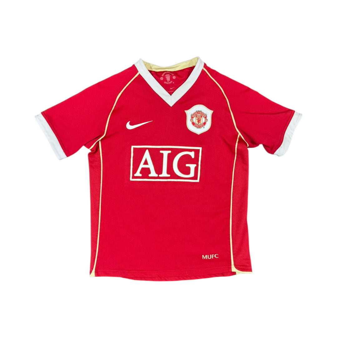 2006-07 Manchester United Home Shirt SAHA #9 - 7/10 - (9-10 Years)