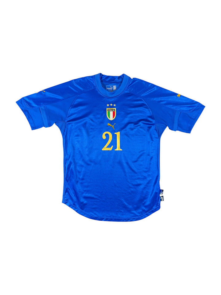 2004-05 Italy Puma Home Shirt #21 PIRLO - 8/10 - (L)