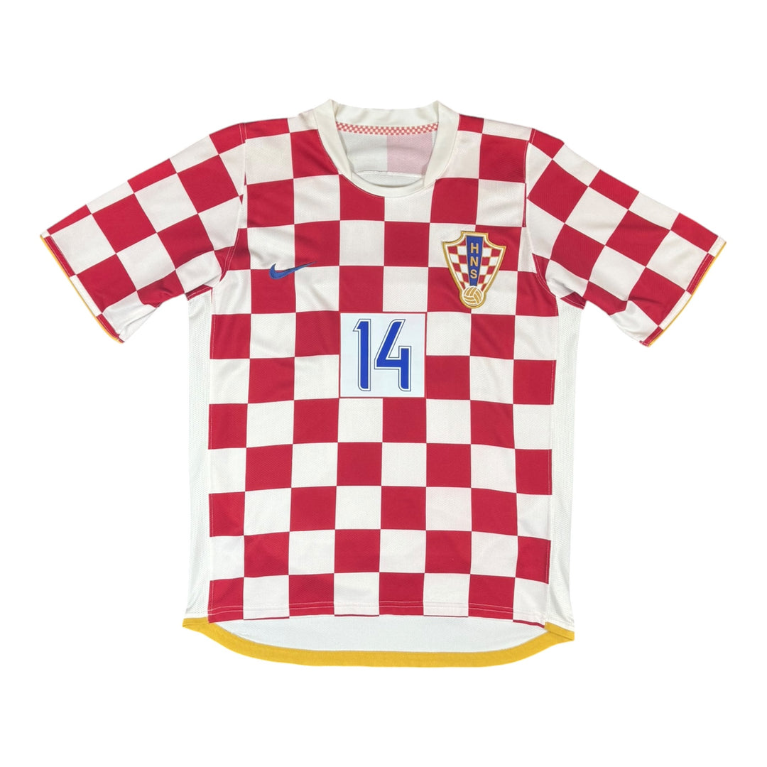 2006-08 Croatia Home Shirt MODRIC #14 - 8/10 - (XL)