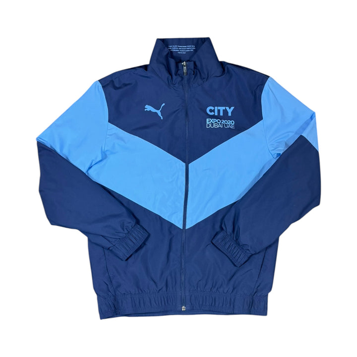 2021-22 Manchester City Puma Pre-Match Worn Jacket - 9/10 - (M)