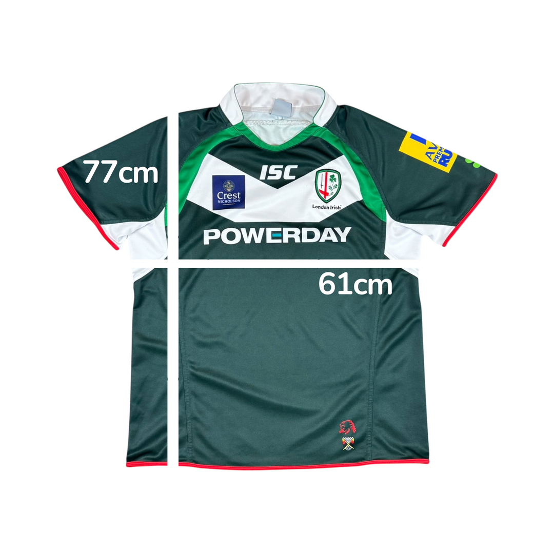 2013-14 London Irish ISC Home Rugby Shirt - 8/10 - (3XL)