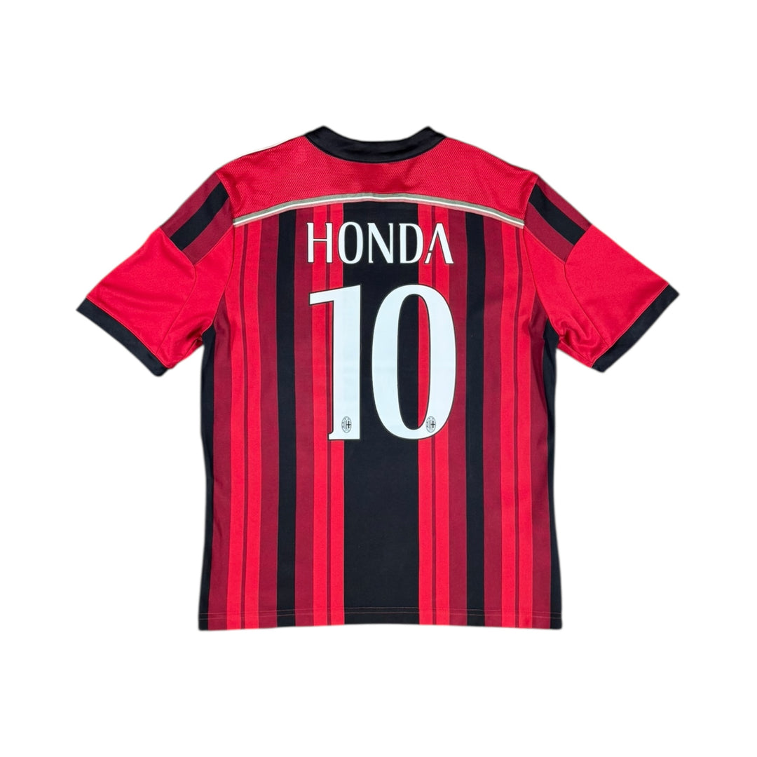 2014-15 AC Milan Adidas Home Shirt #10 HONDA - 9/10 - (13-14 Years)