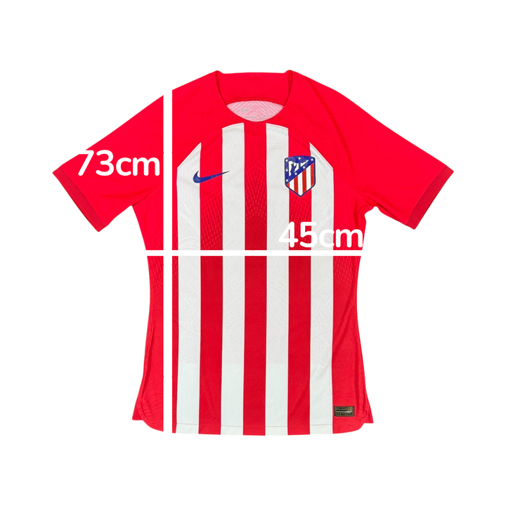 2023-24 Atletico Madrid Nike Home Shirt Player Authentic - 10/10 - (M)