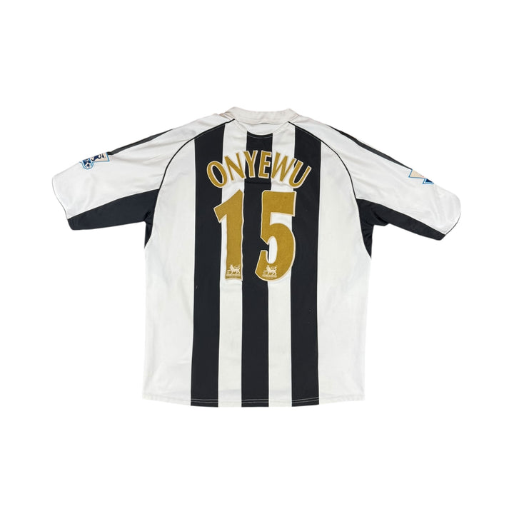 2005-07 Newcastle Adidas Home Shirt #15 ONYEWU - 7/10 - (XL)