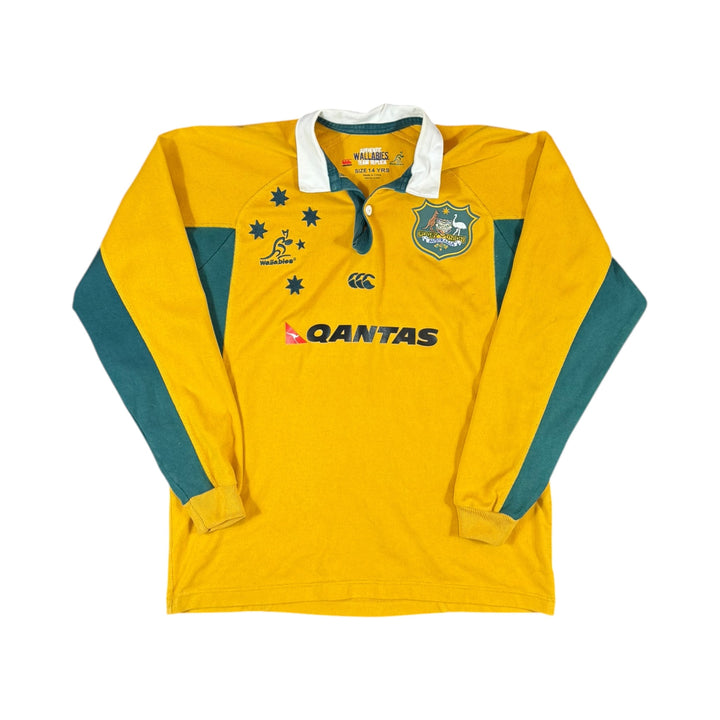 2006-07 Australia Home Rugby L/S Shirt - 9/10 - (14-15 Years)