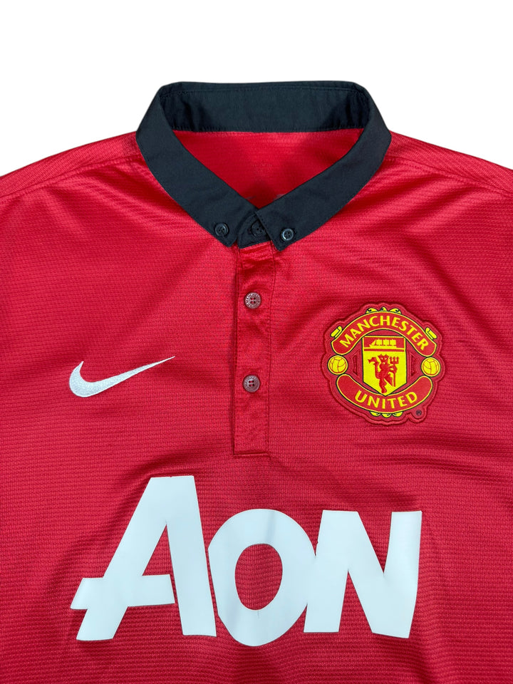2013/14 Manchester United Nike Home Football Shirt - 7/10 - (S)