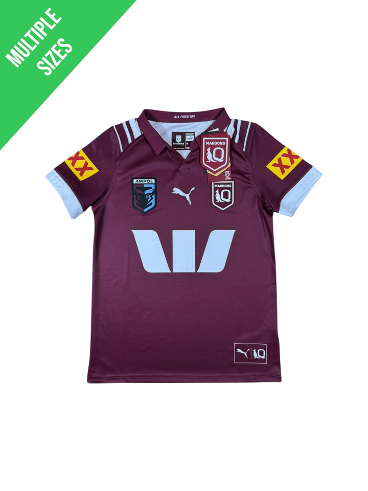 2025 Queensland Puma Maroons State of Origin Home Rugby Shirt Brand New Womens