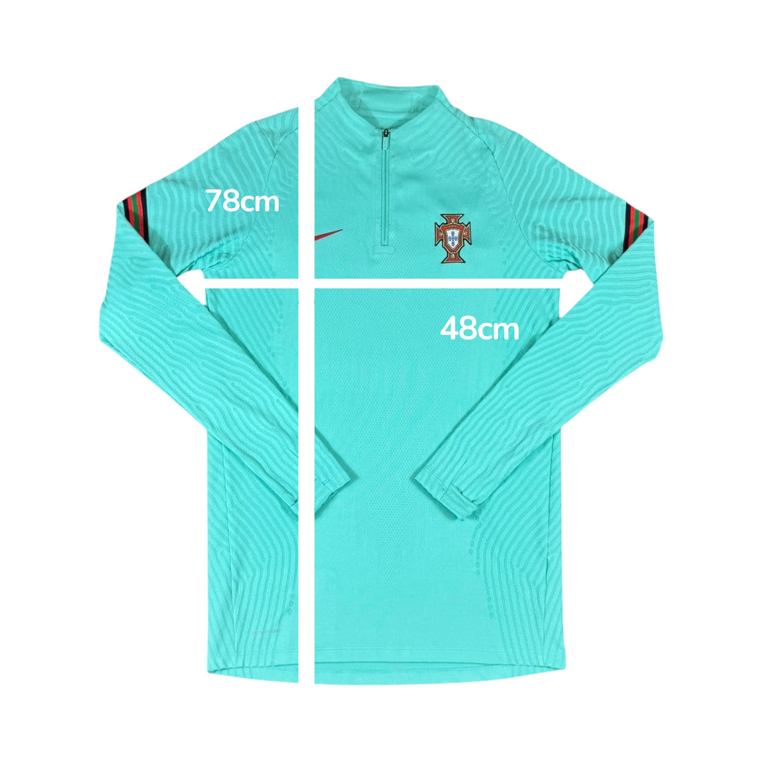 2020-21 Portugal Nike 1/4 Zip Drill Shirt Player Authentic - 9/10 - (M)