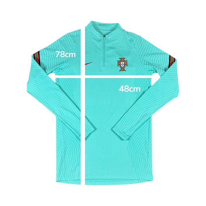 2020-21 Portugal Nike 1/4 Zip Drill Shirt Player Authentic - 9/10 - (M)