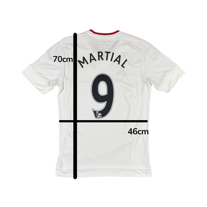 2015-16 Manchester United Adidas Away Shirt #9 MARTIAL - 9/10 - (S)
