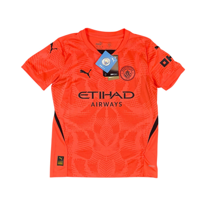 2024-25 Manchester City GK Shirt + Shorts Brand New (11-12 Years)