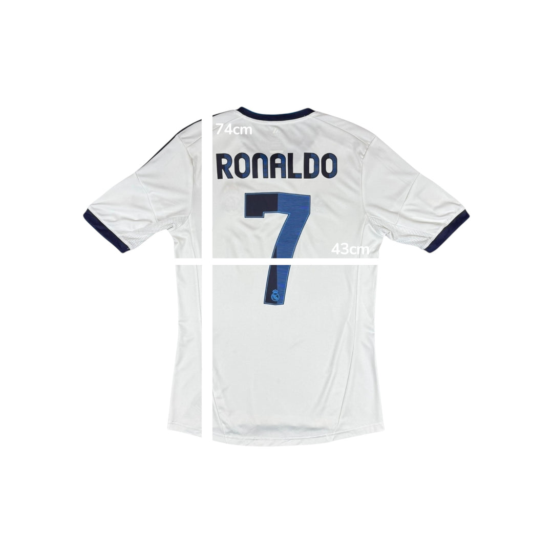 2012-13 Real Madrid Adidas Home Shirt #7 RONALDO - 9/10 - (S)