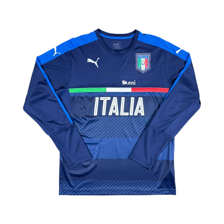 2015-16 Italy Puma Training L/S Shirt - 8/10 - (2XL)